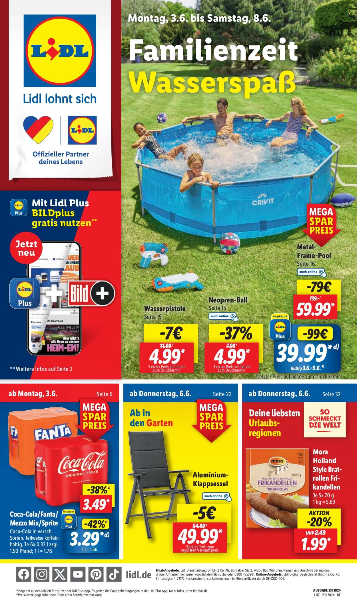 Lidl Prospekte  - 3.06.2024 - 8.06.2024. Seite 1