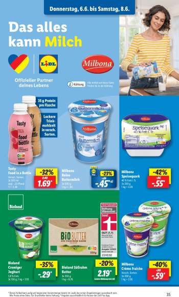 thumbnail - Milbona Reine Buttermilch