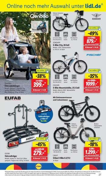 thumbnail - CRIVIT Urban E-Bike X.2/Y.2