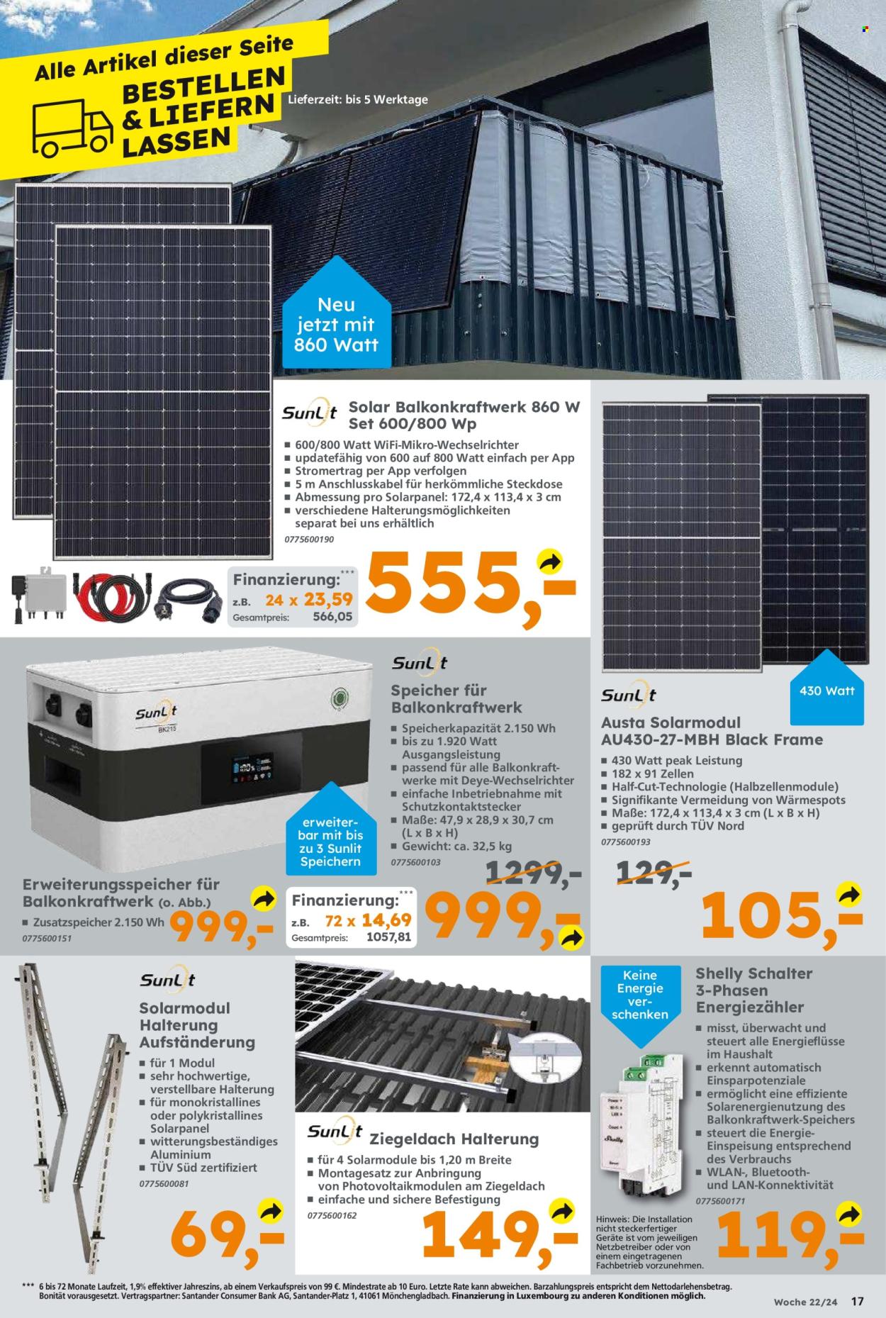 Globus Baumarkt Prospekte  - 27.05.2024 - 1.06.2024. Seite 17