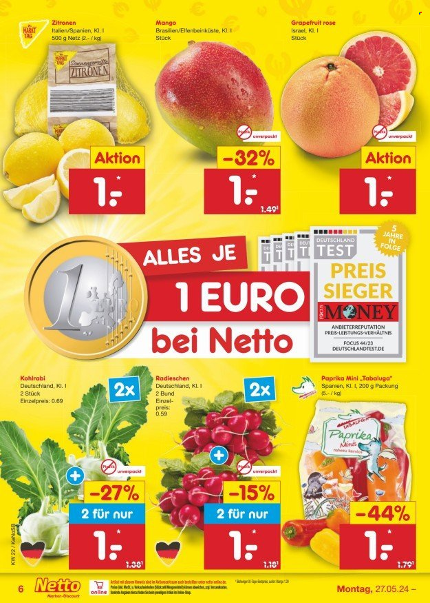 Netto Marken-Discount Prospekte  - 27.05.2024 - 1.06.2024. Seite 8