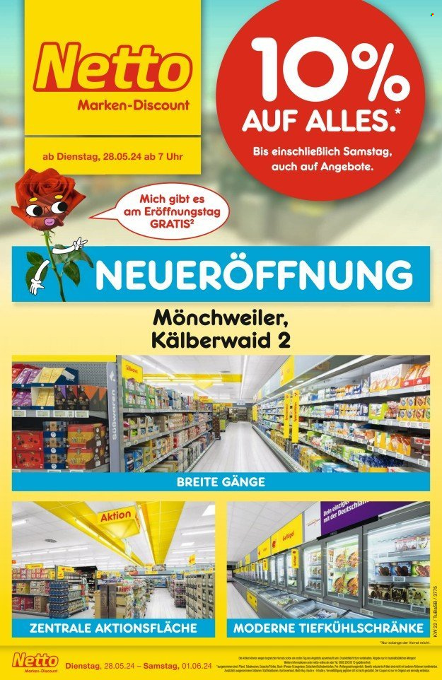 Netto Marken-Discount Prospekte  - 28.05.2024 - 1.06.2024. Seite 1