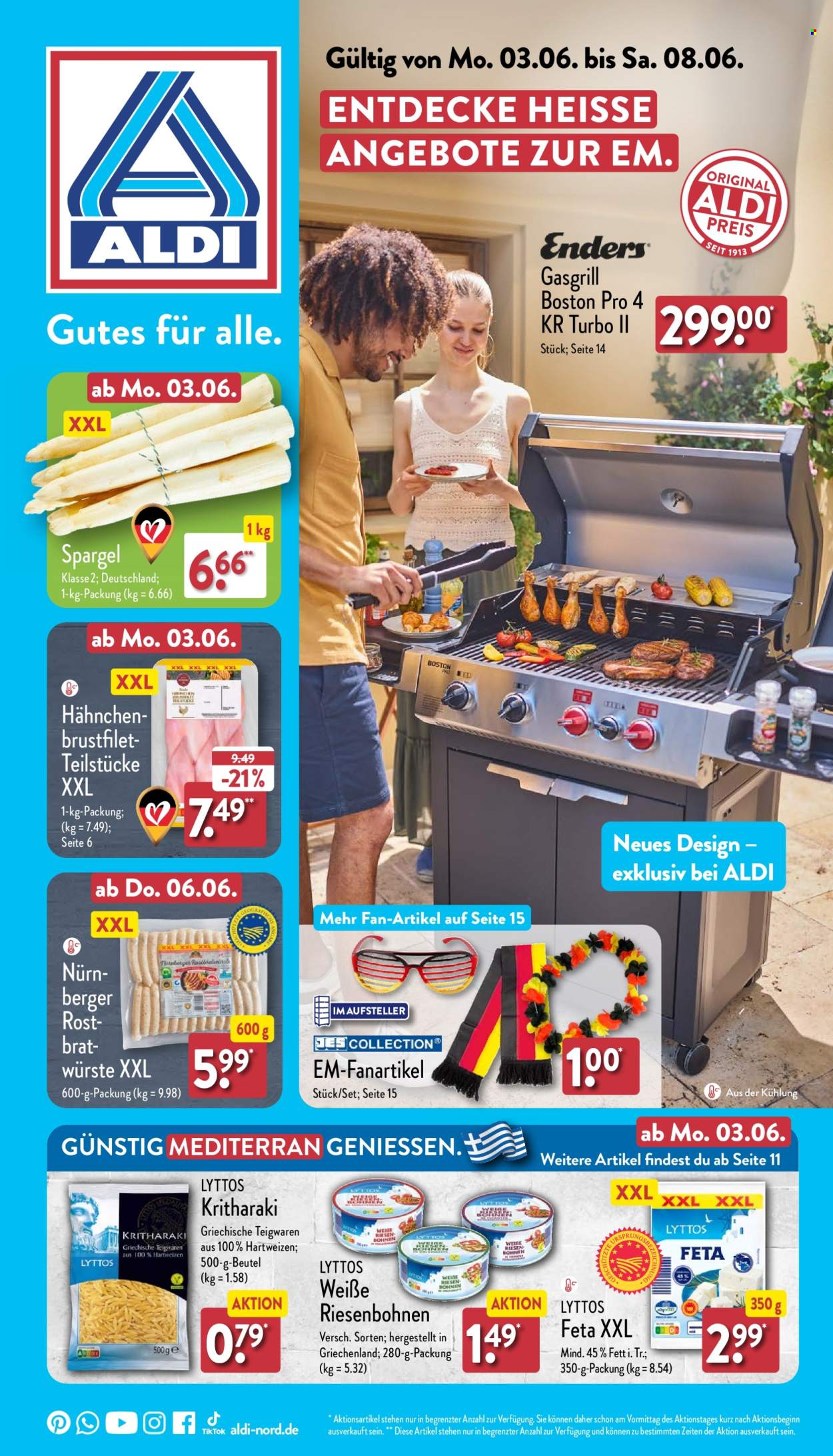 ALDI Nord Prospekte  - 3.06.2024 - 8.06.2024. Seite 1