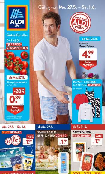 Prospekte ALDI SÜD - 27.05.2024 - 1.06.2024.