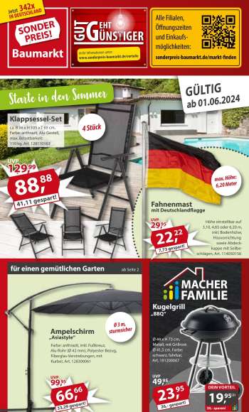 Prospekte Sonderpreis-Baumarkt - 1.06.2024 - 7.06.2024.