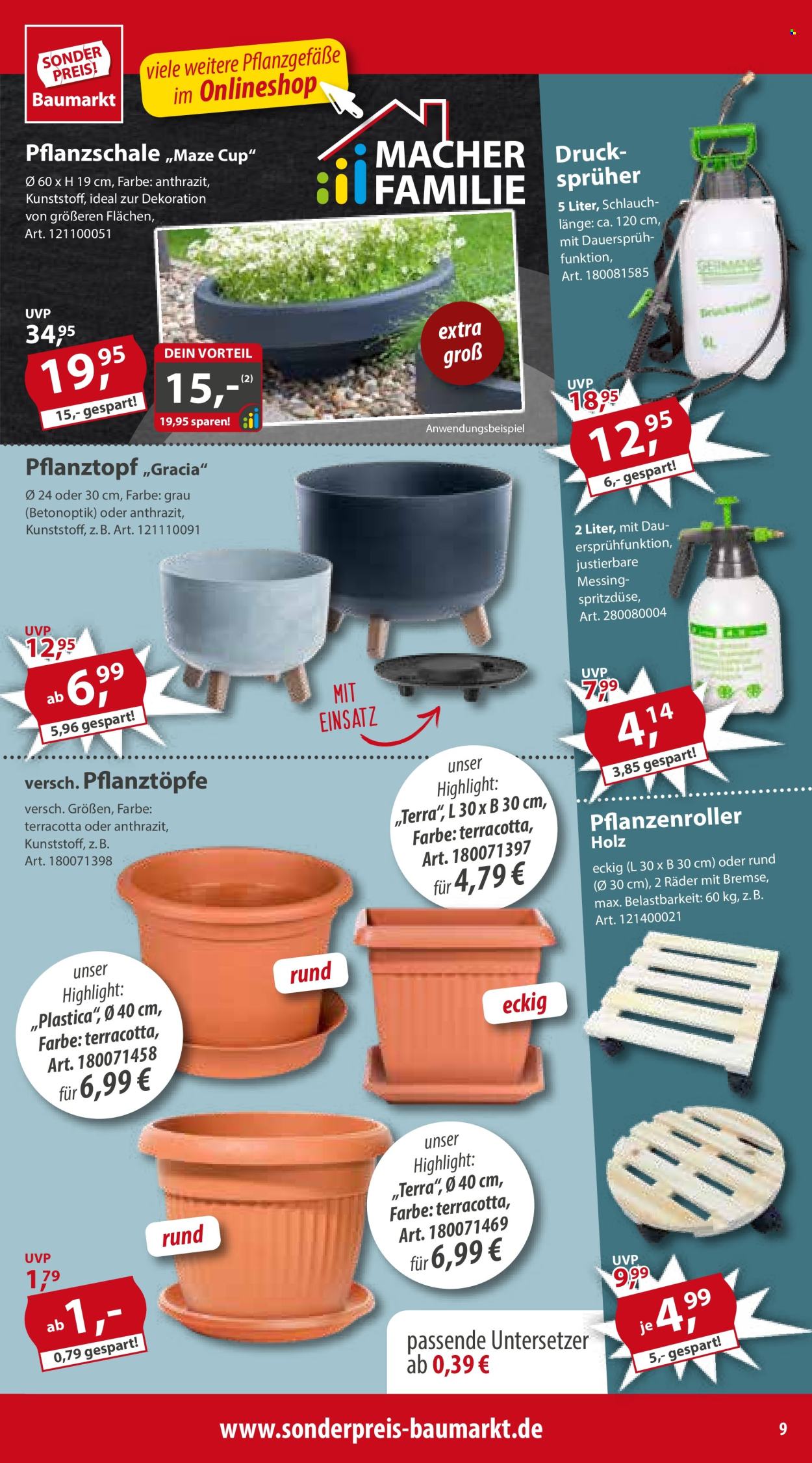 Sonderpreis-Baumarkt Prospekte  - 1.06.2024 - 7.06.2024. Seite 9