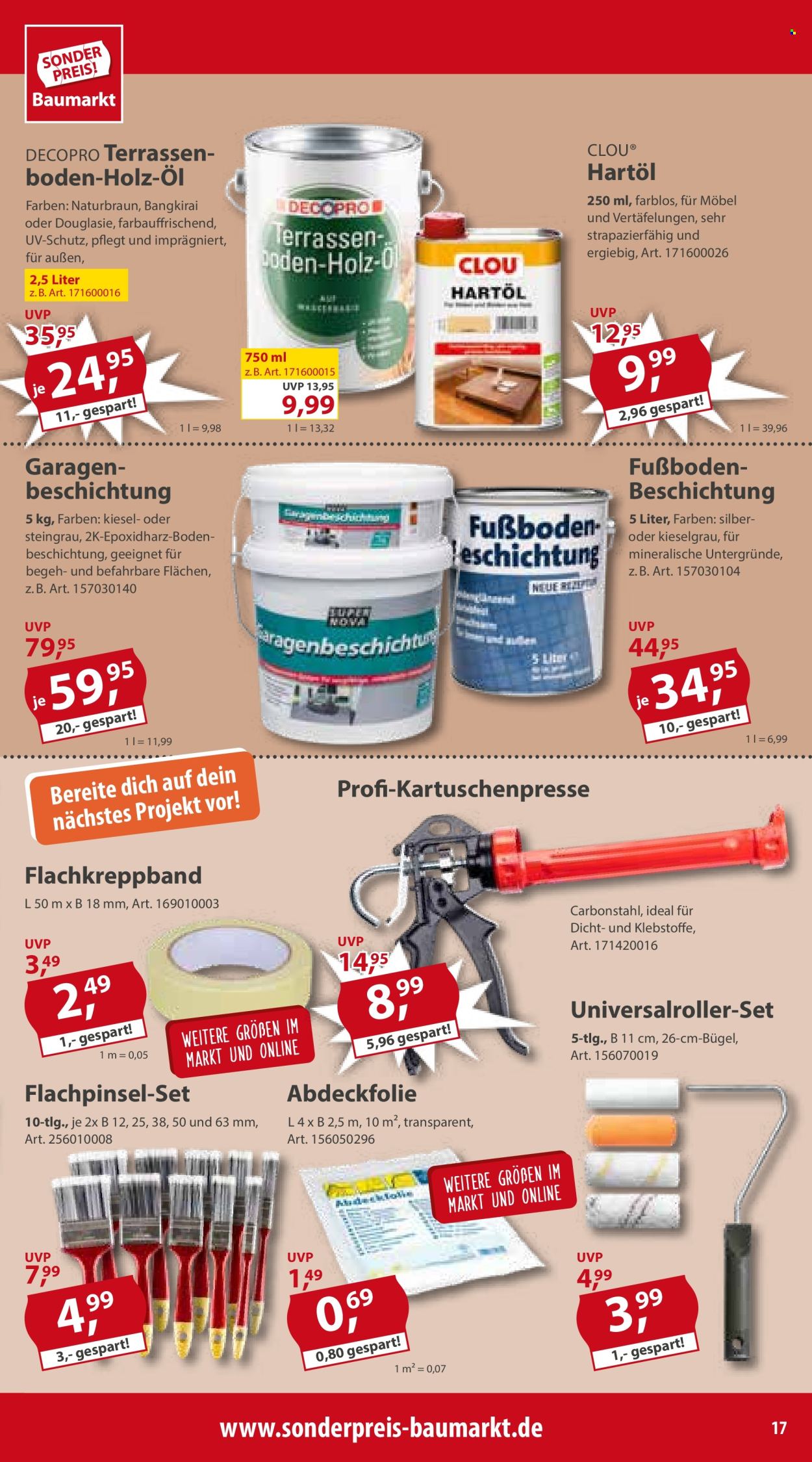Sonderpreis-Baumarkt Prospekte  - 1.06.2024 - 7.06.2024. Seite 17