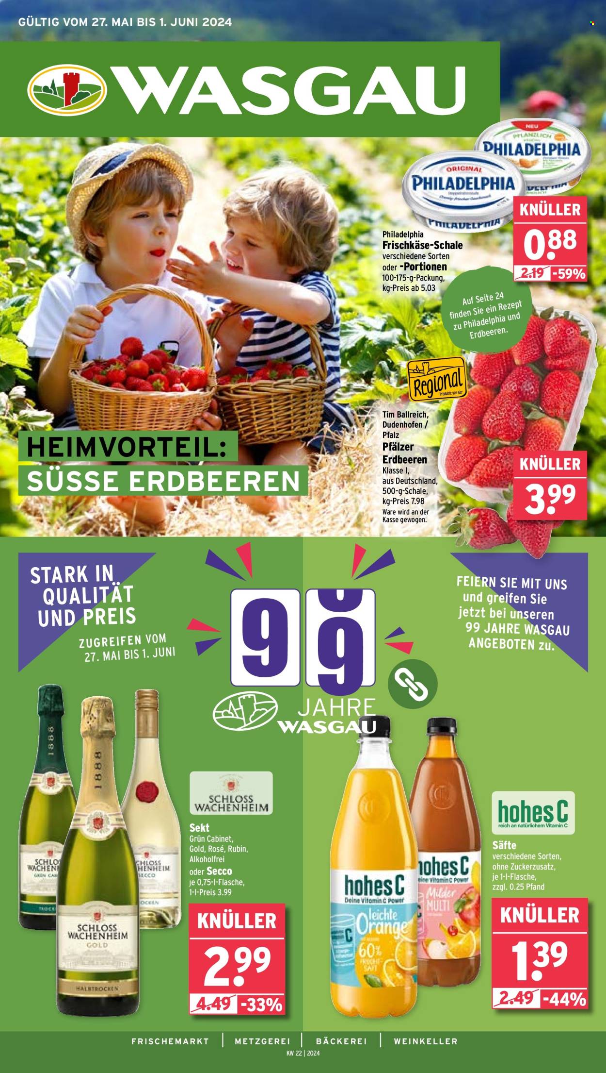 Wasgau Prospekte  - 27.05.2024 - 1.06.2024. Seite 1