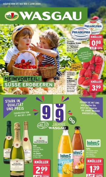 Prospekte Wasgau - 27.05.2024 - 1.06.2024.