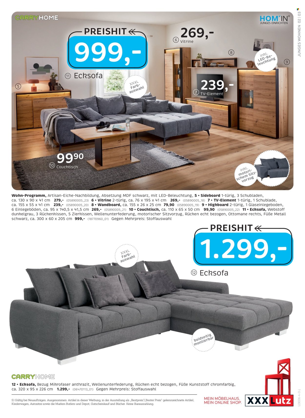 XXXLutz Prospekte  - 26.05.2024 - 23.06.2024. Seite 3