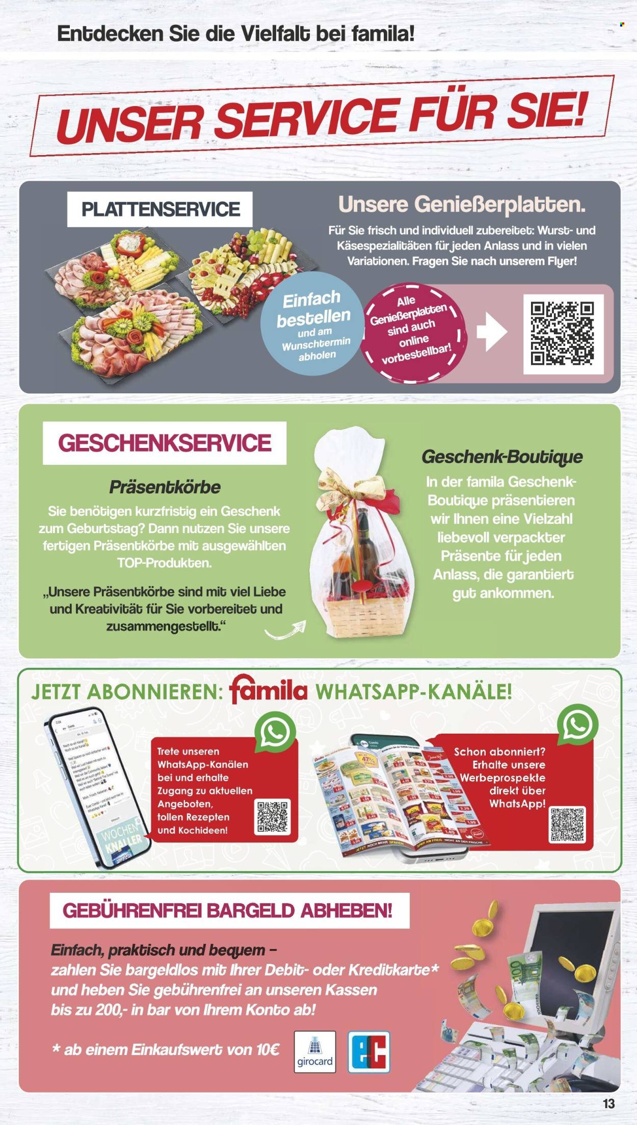 famila Prospekte  - 27.05.2024 - 1.06.2024. Seite 13
