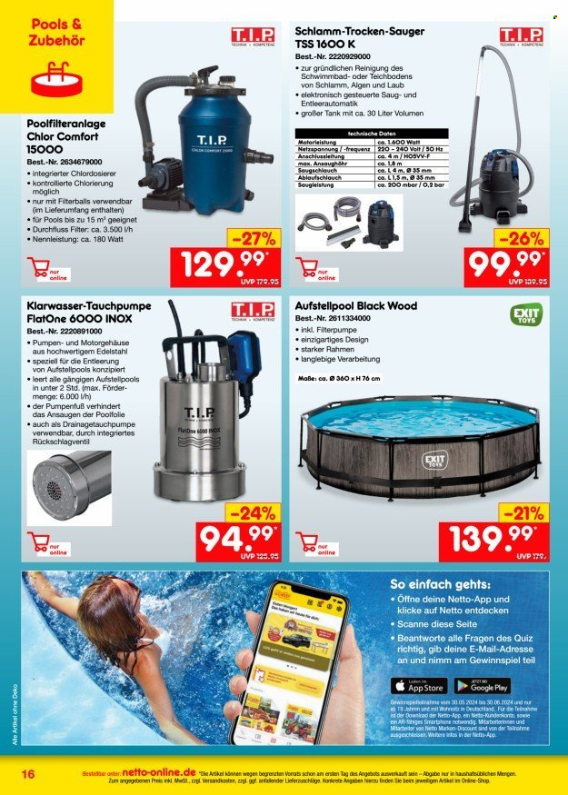 Netto Marken-Discount Prospekte  - 1.06.2024 - 30.06.2024. Seite 16