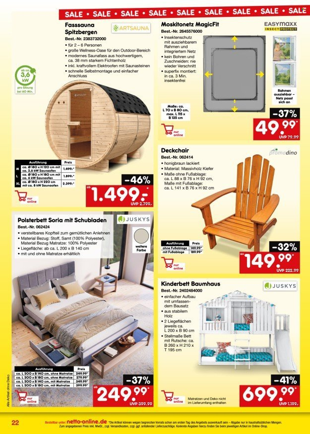 Netto Marken-Discount Prospekte  - 1.06.2024 - 30.06.2024. Seite 22