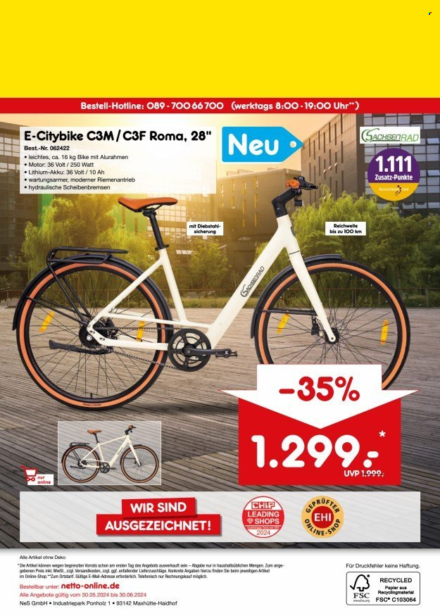 Netto Marken-Discount Prospekte  - 1.06.2024 - 30.06.2024. Seite 40