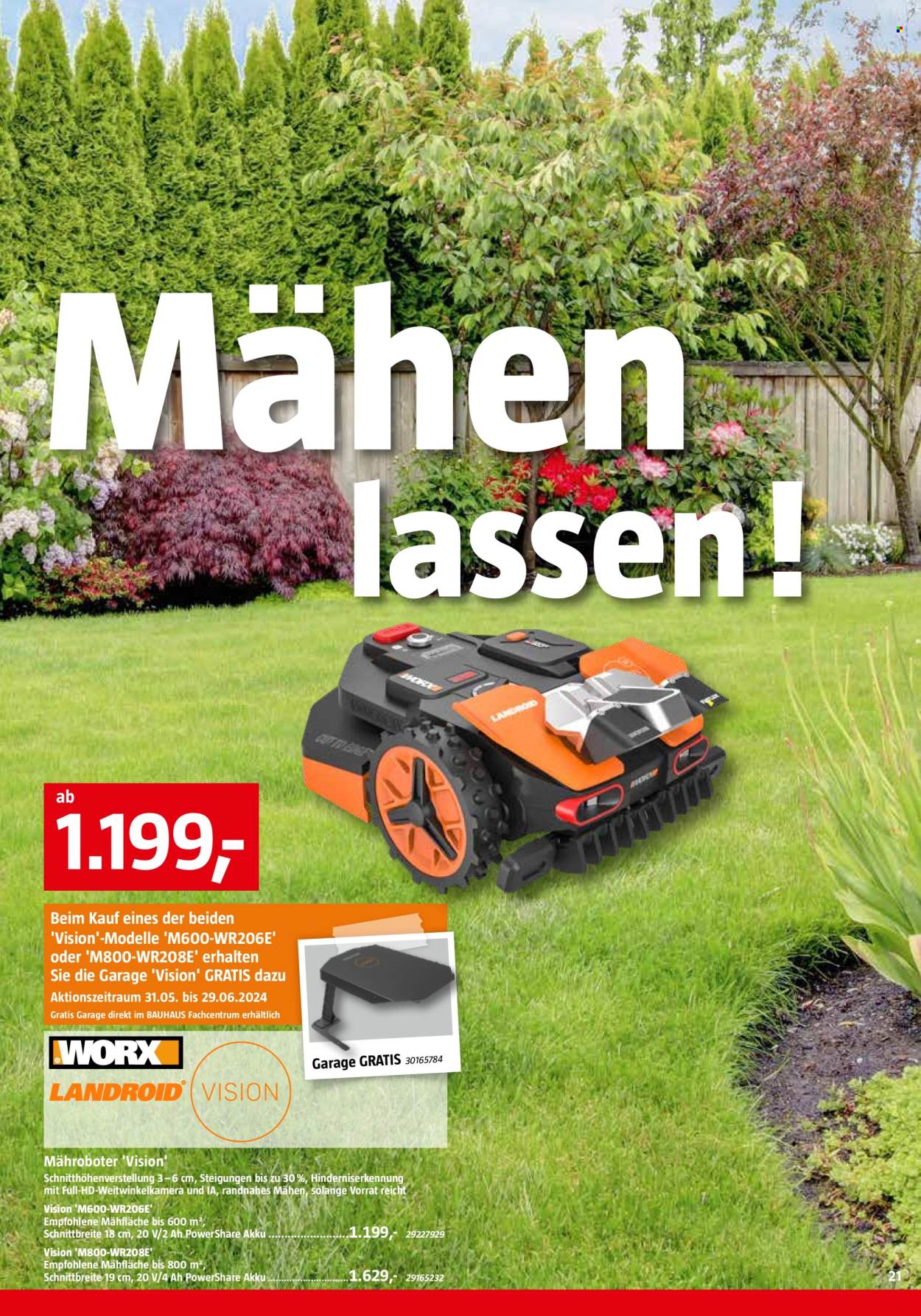 Bauhaus Prospekte  - 1.06.2024 - 29.06.2024. Seite 21