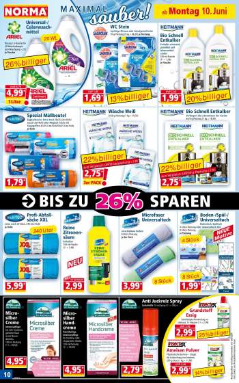 thumbnail - Sagrotan WC Stein Spritzige Zitrone oder Eukalyptusfrische
