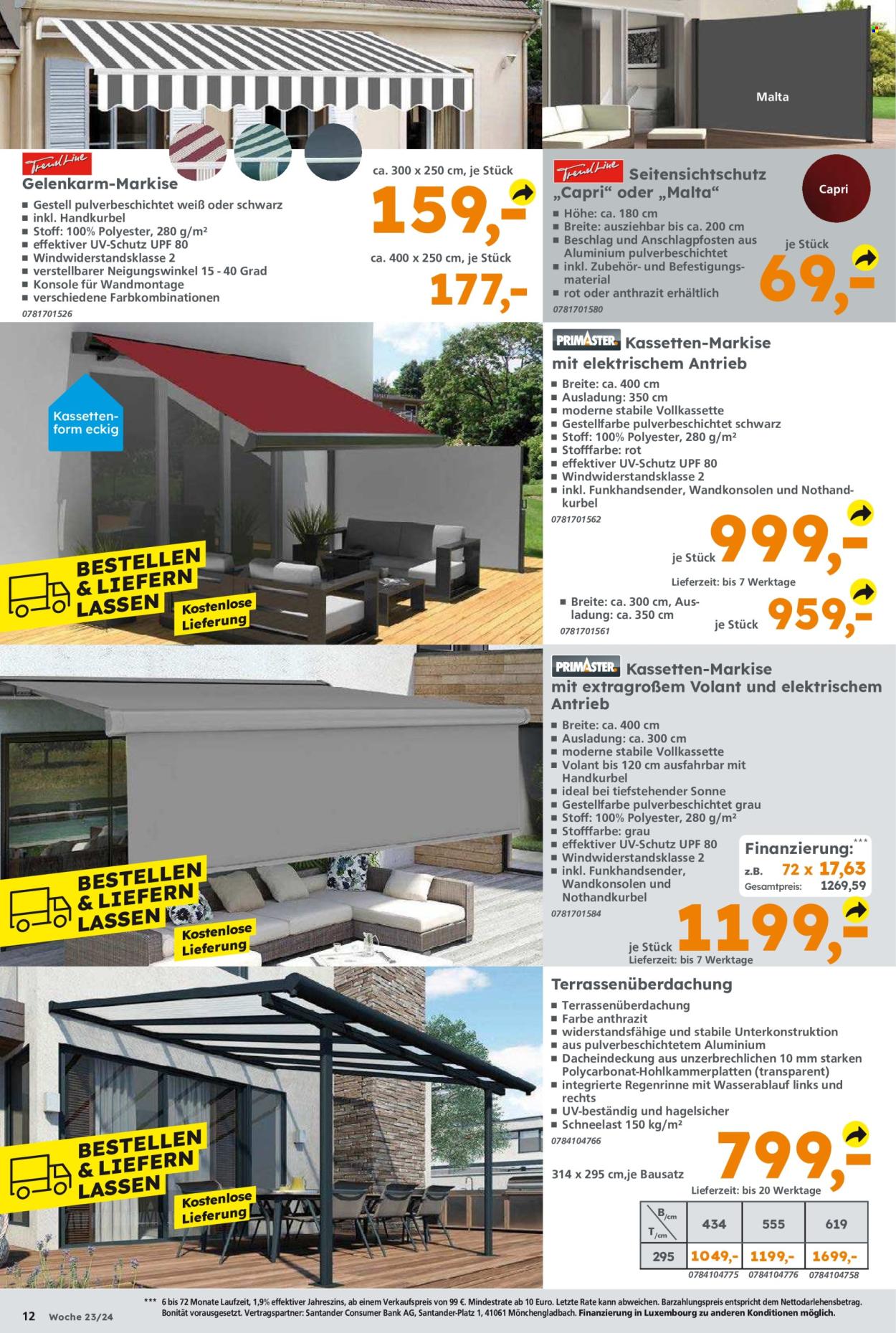 Globus Baumarkt Prospekte  - 3.06.2024 - 8.06.2024. Seite 12