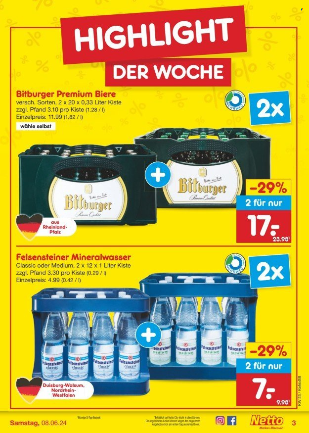Netto Marken-Discount Prospekte  - 3.06.2024 - 8.06.2024. Seite 3