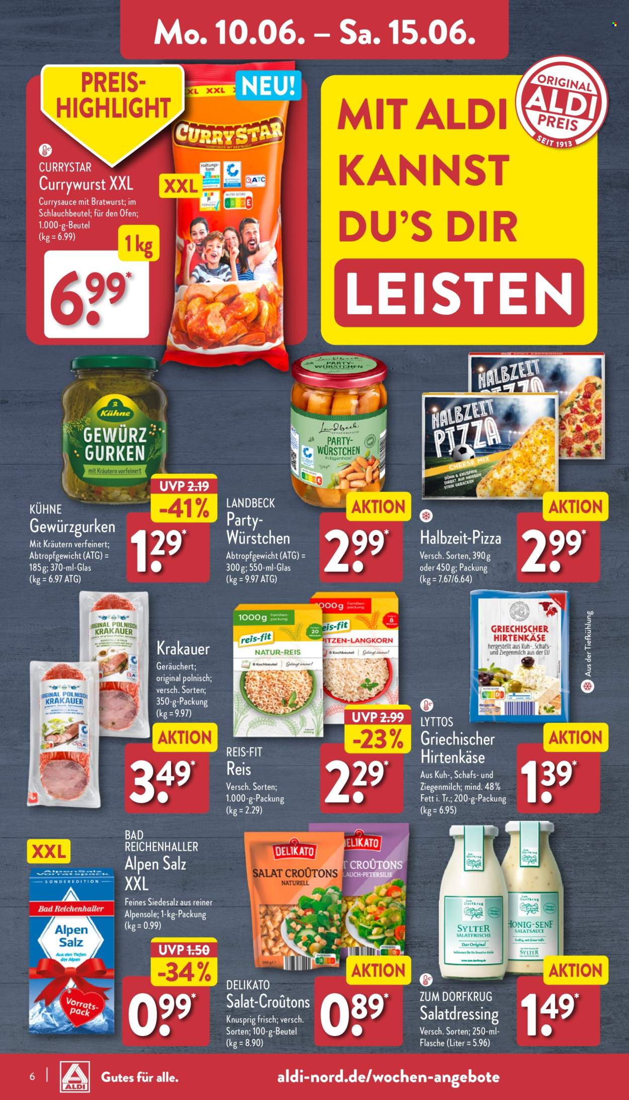 ALDI Nord Prospekte  - 10.06.2024 - 15.06.2024. Seite 6