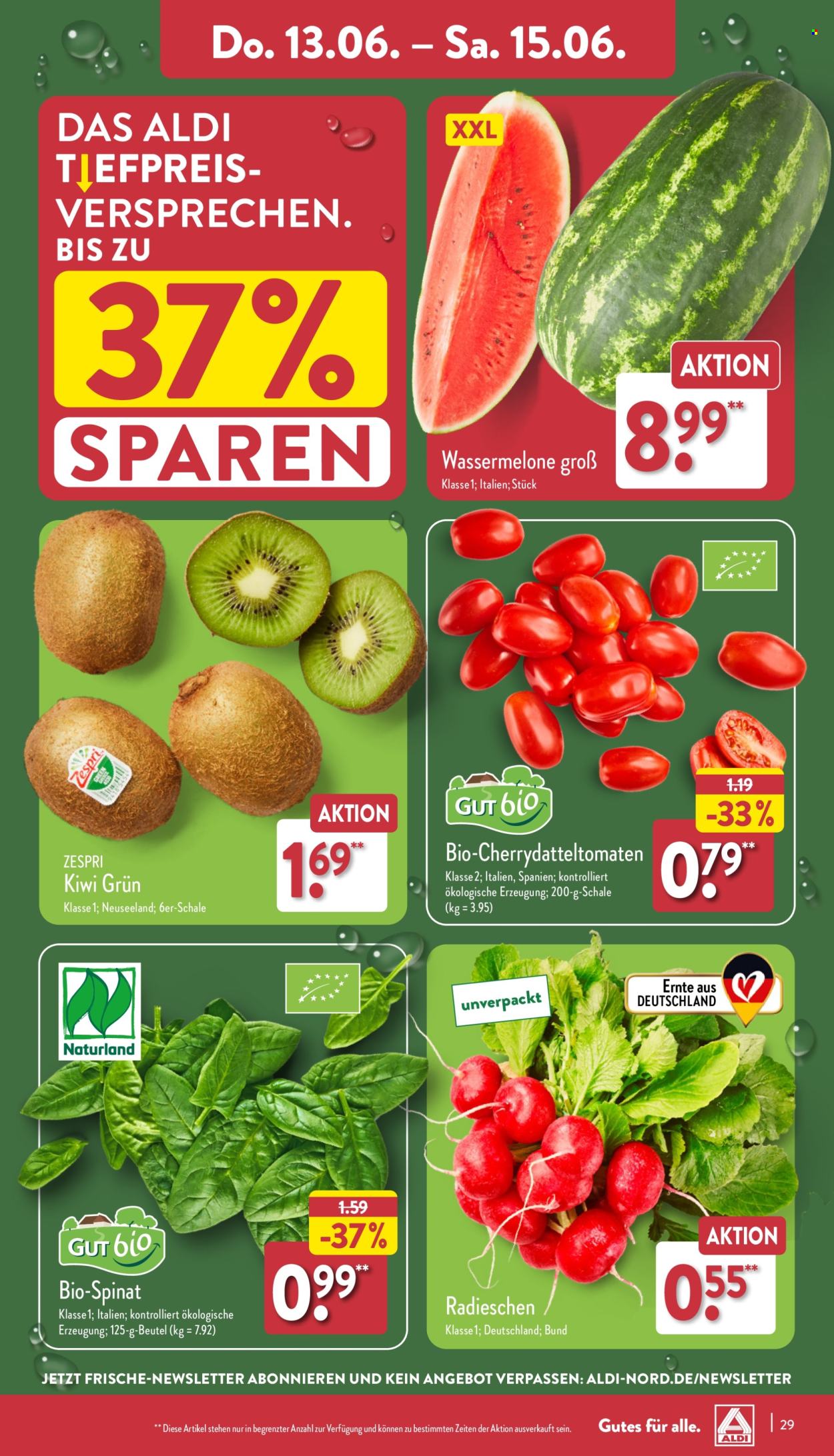 ALDI Nord Prospekte  - 10.06.2024 - 15.06.2024. Seite 29