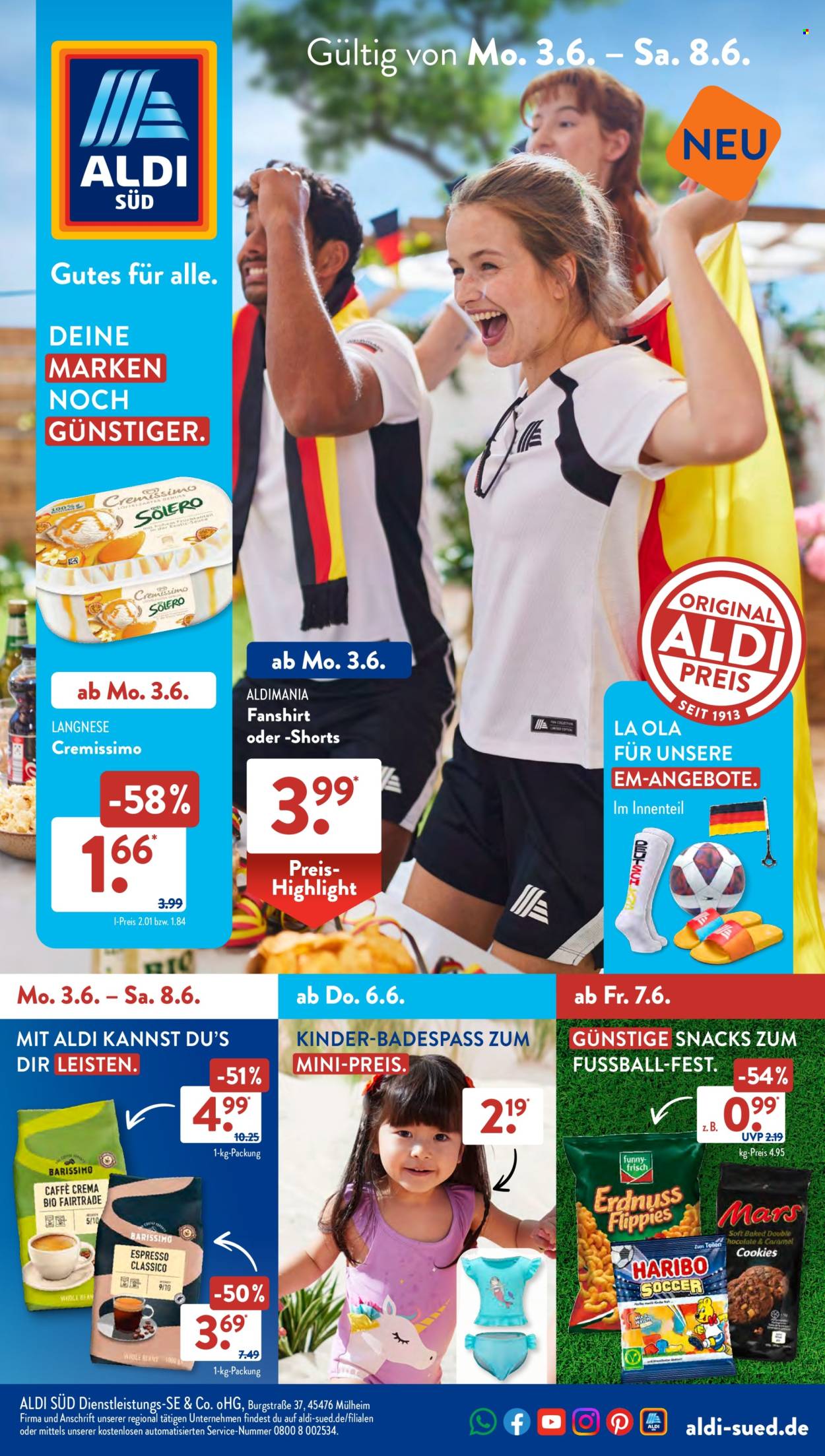 ALDI SÜD Prospekte  - 3.06.2024 - 8.06.2024. Seite 1