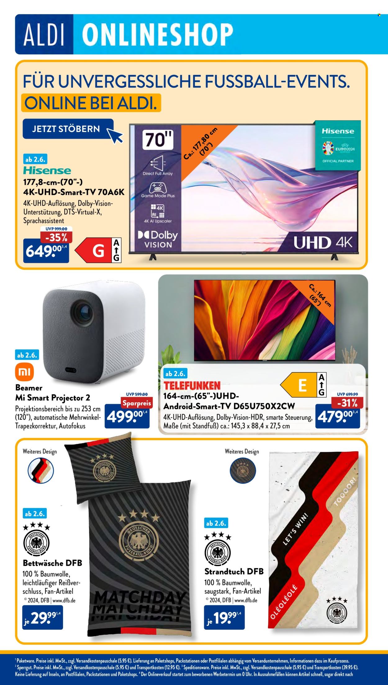 ALDI SÜD Prospekte  - 3.06.2024 - 8.06.2024. Seite 38