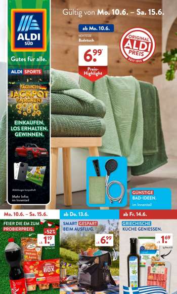 Prospekte ALDI SÜD - 10.06.2024 - 15.06.2024.