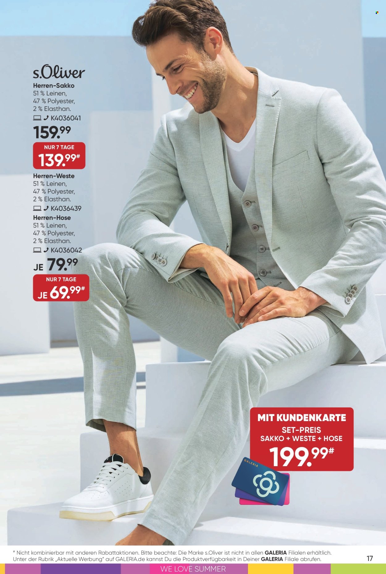GALERIA Karstadt Kaufhof Prospekte  - 5.06.2024 - 11.06.2024. Seite 17