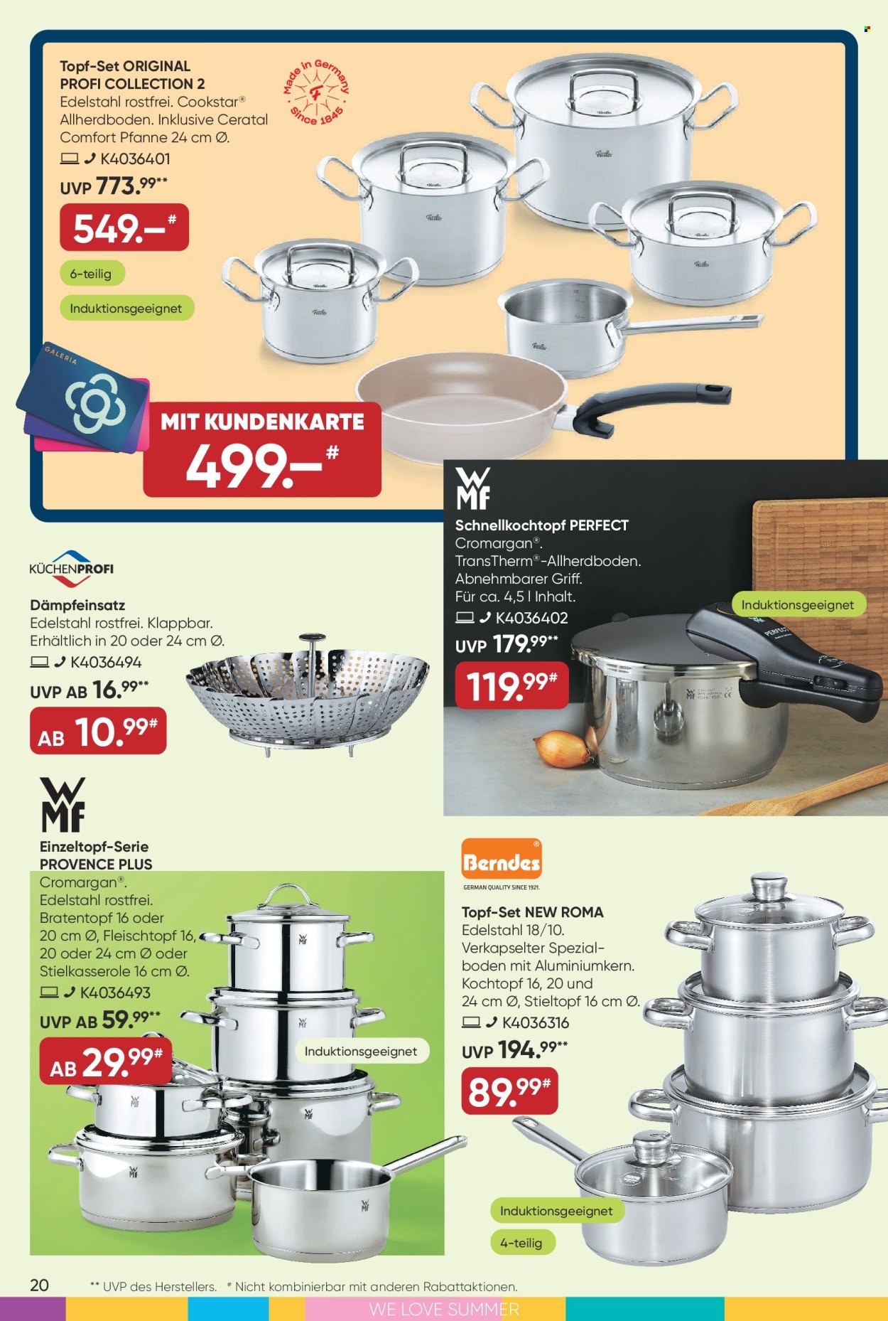 GALERIA Karstadt Kaufhof Prospekte  - 5.06.2024 - 11.06.2024. Seite 20
