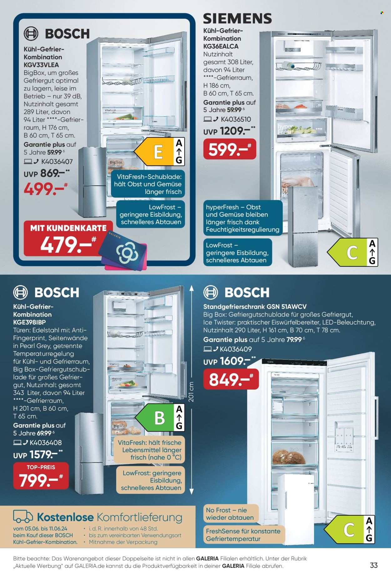 GALERIA Karstadt Kaufhof Prospekte  - 5.06.2024 - 11.06.2024. Seite 33