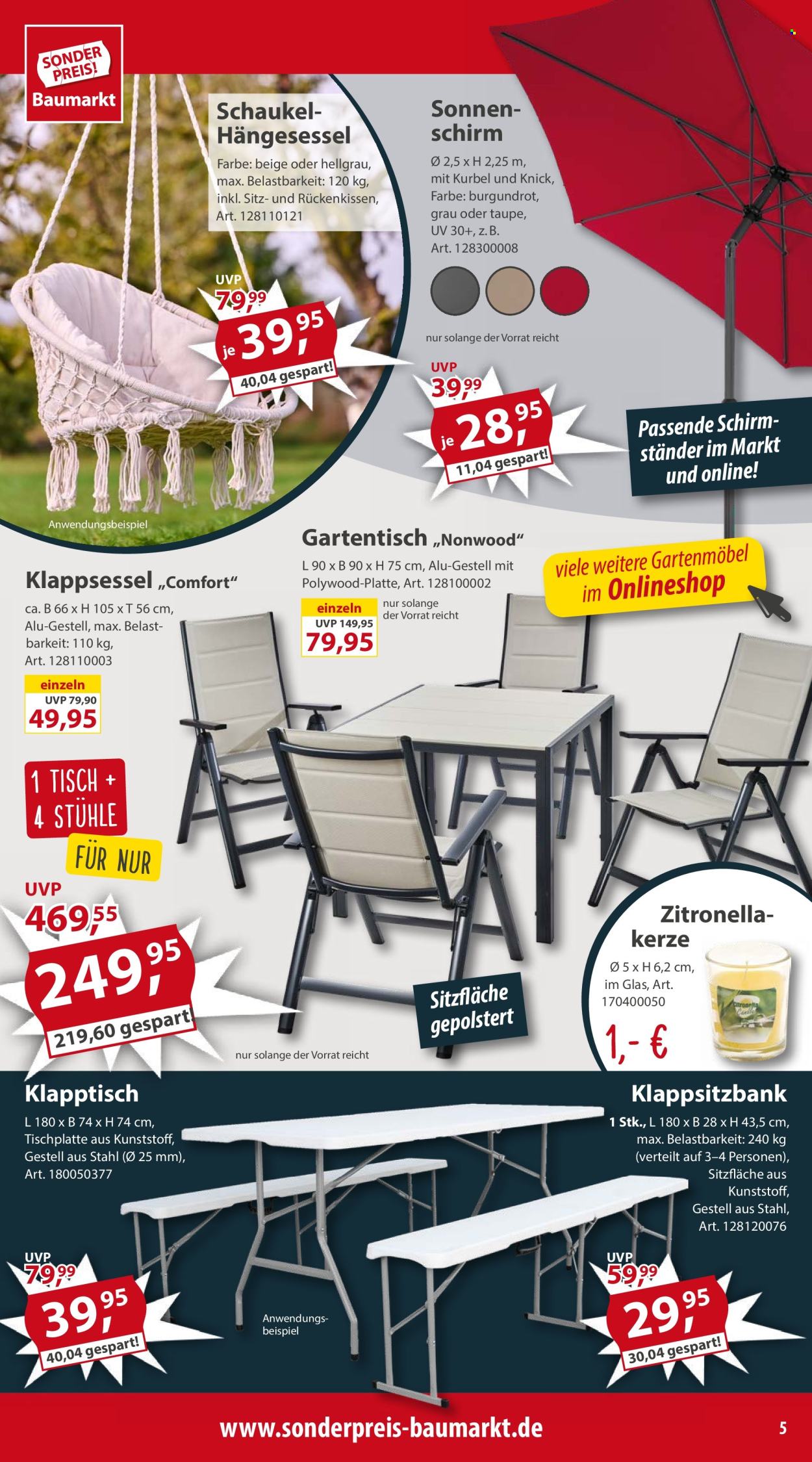 Sonderpreis-Baumarkt Prospekte  - 15.06.2024 - 21.06.2024. Seite 5