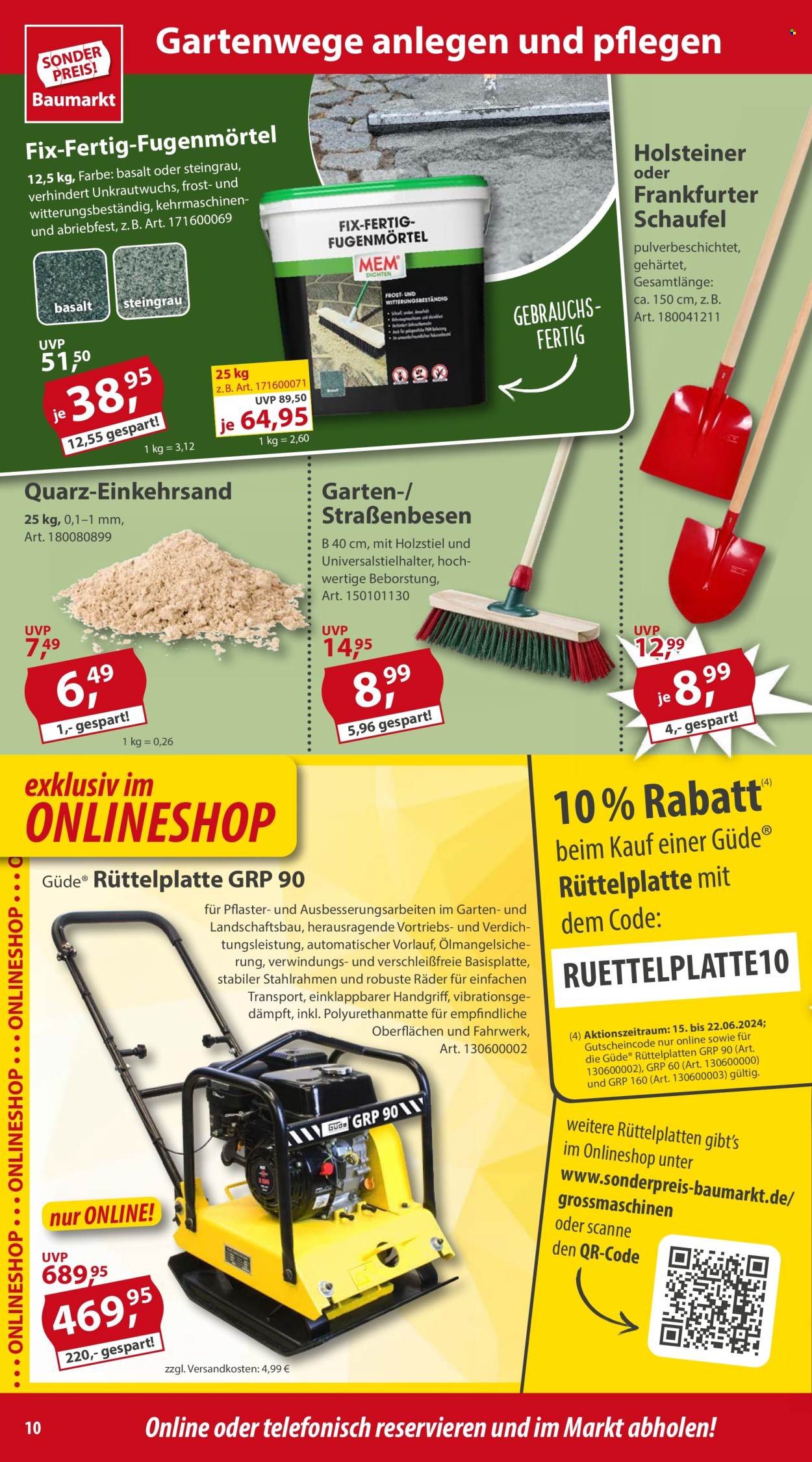 Sonderpreis-Baumarkt Prospekte  - 15.06.2024 - 21.06.2024. Seite 10