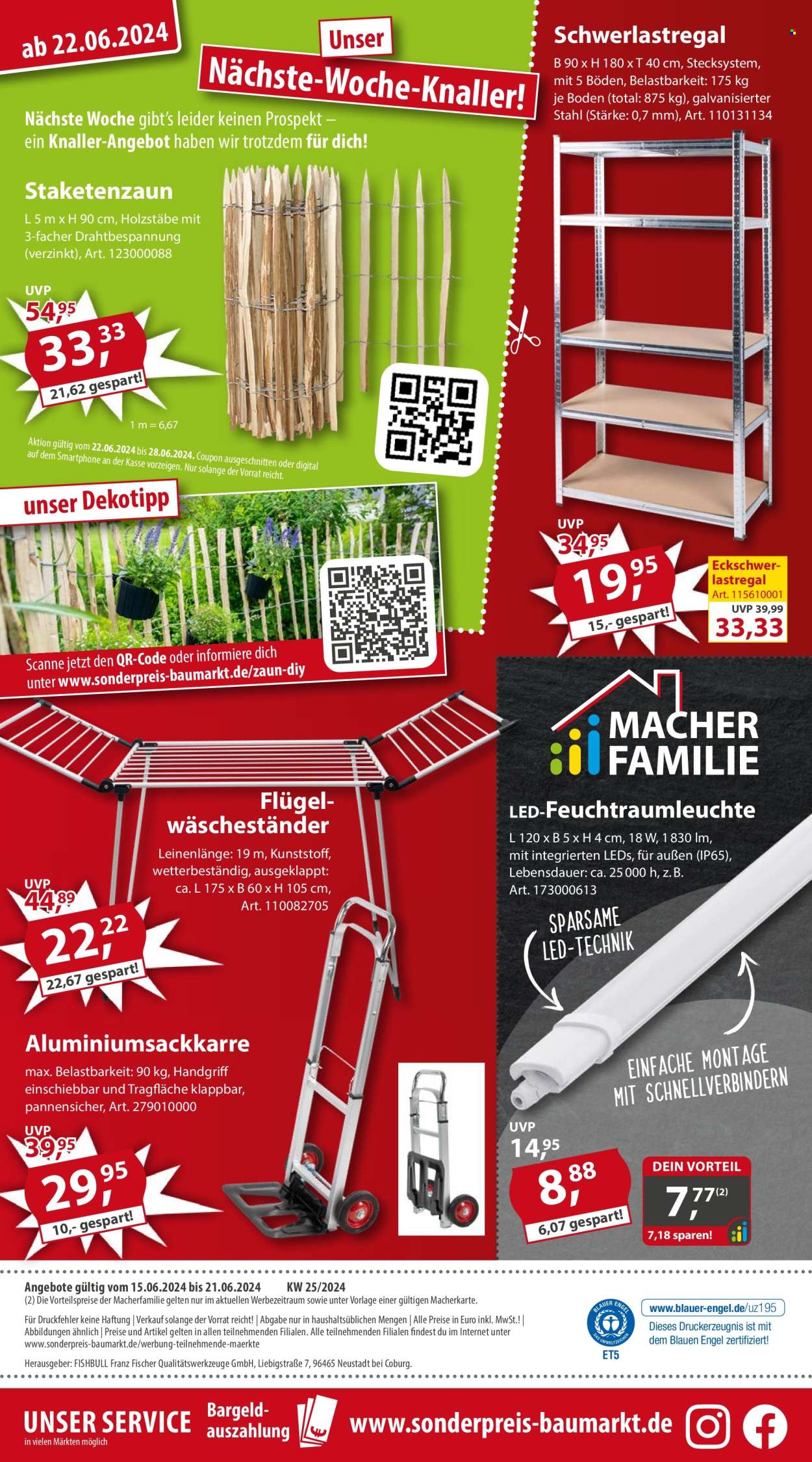 Sonderpreis-Baumarkt Prospekte  - 15.06.2024 - 21.06.2024. Seite 20