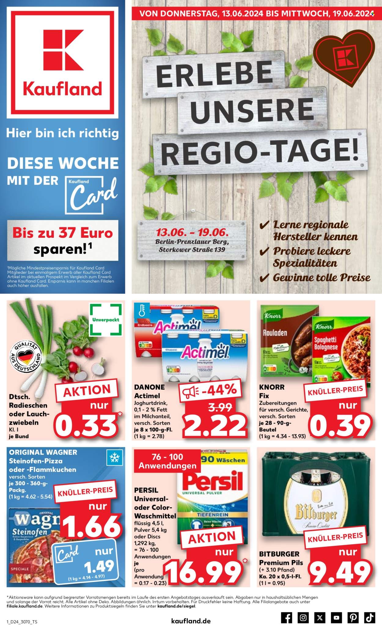 Kaufland Prospekte  - 13.06.2024 - 19.06.2024. Seite 1