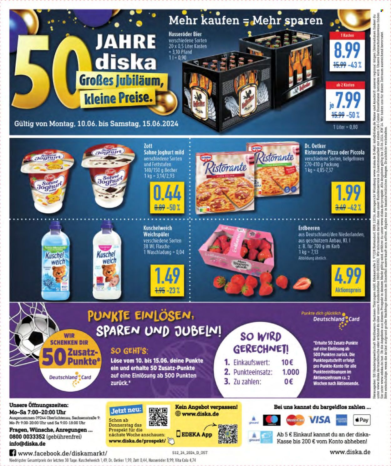 Diska Prospekte  - 10.06.2024 - 15.06.2024. Seite 14
