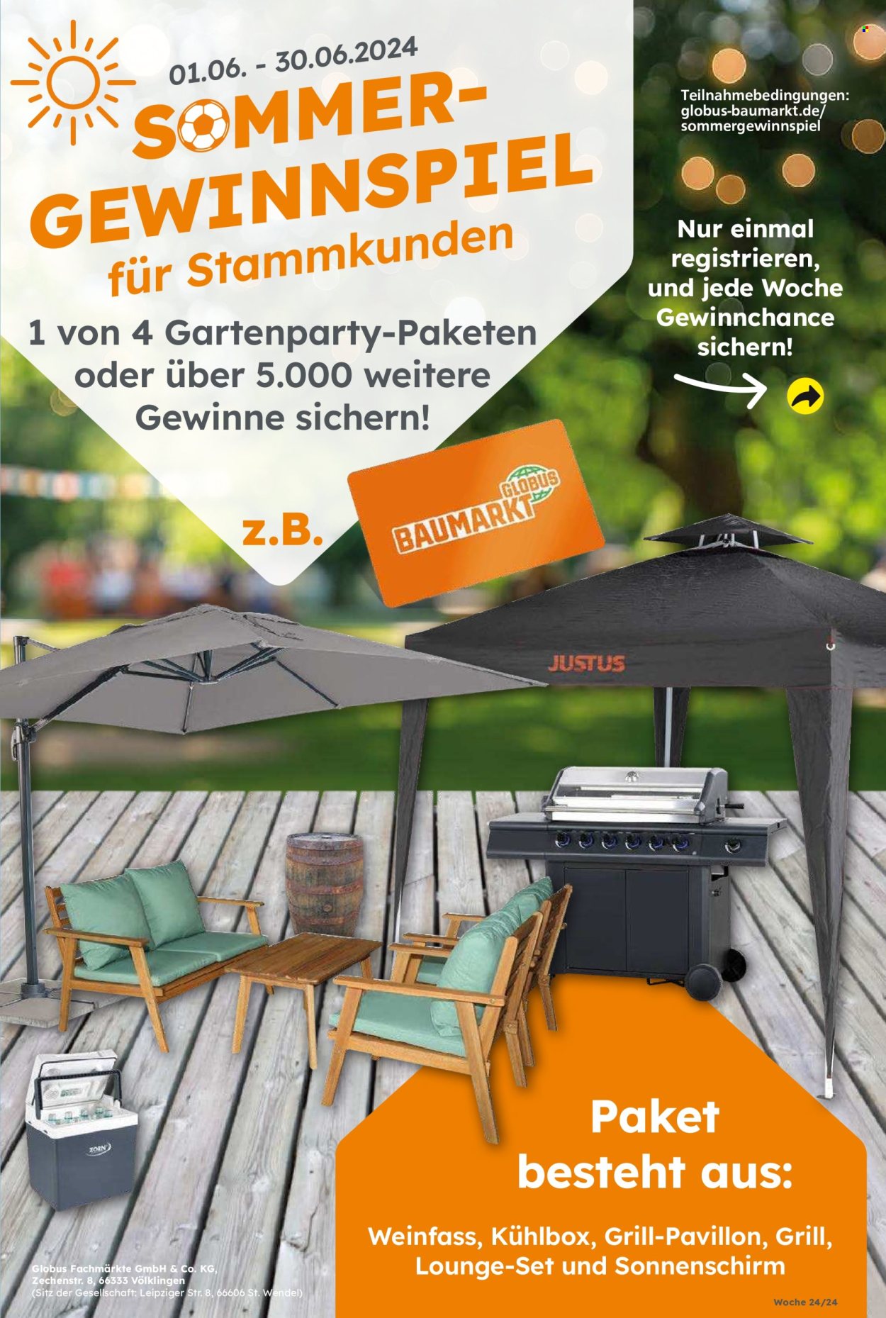 Globus Baumarkt Prospekte  - 10.06.2024 - 15.06.2024. Seite 21