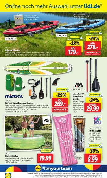 thumbnail - AQUA MARINA Aluminium Paddel Leichtes