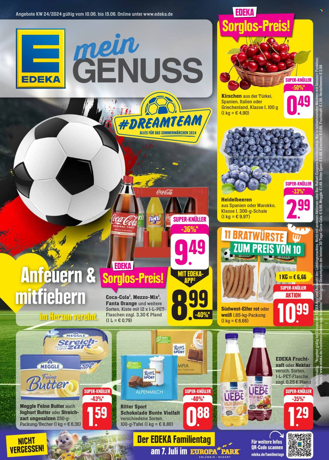 Edeka Prospekte  - 10.06.2024 - 15.06.2024. Seite 1