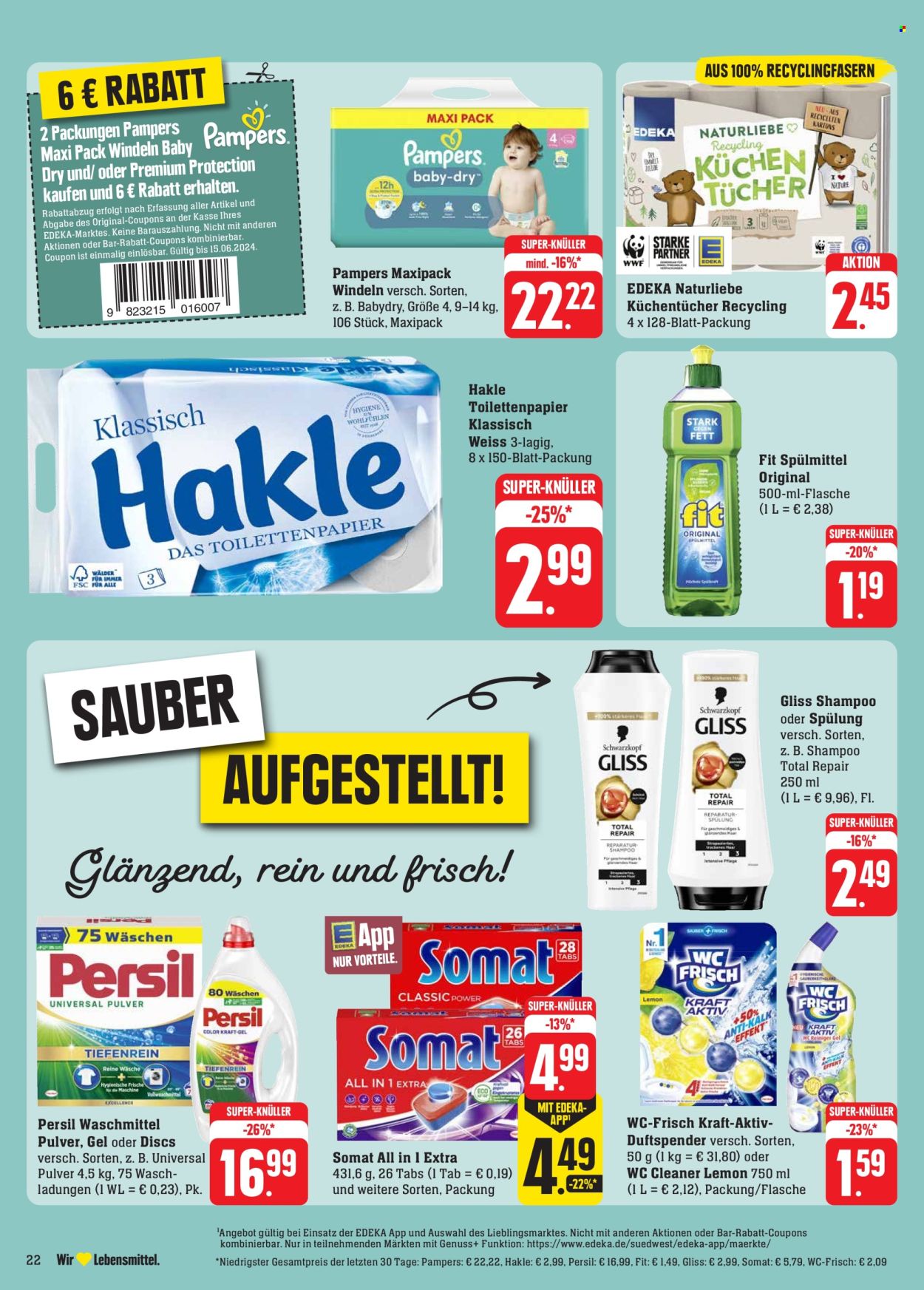 Edeka Prospekte  - 10.06.2024 - 15.06.2024. Seite 32