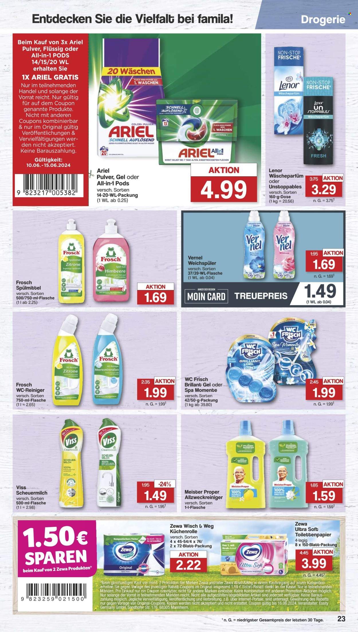 famila Prospekte  - 10.06.2024 - 15.06.2024. Seite 23