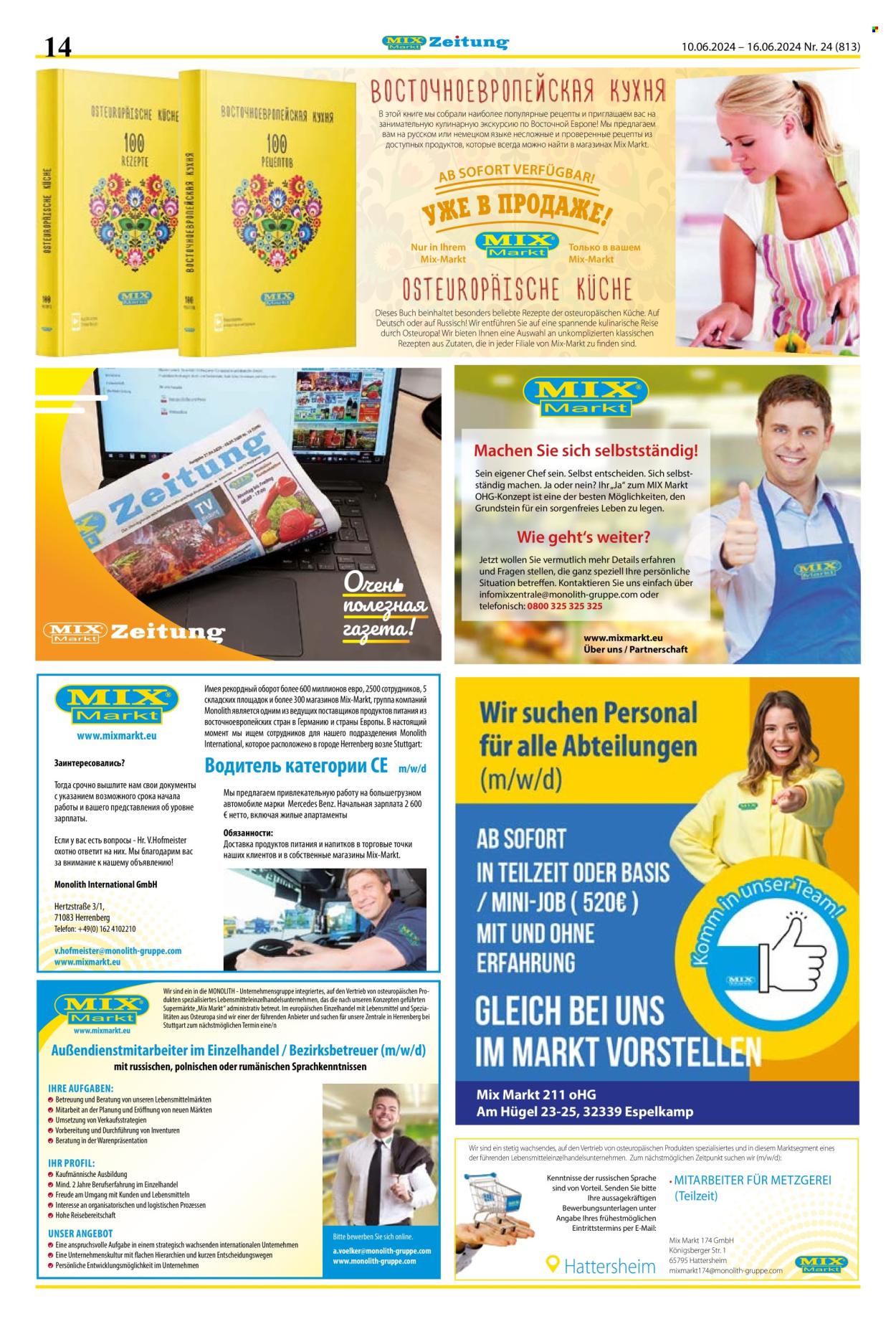 Mix Markt Prospekte  - 10.06.2024 - 16.06.2024. Seite 6