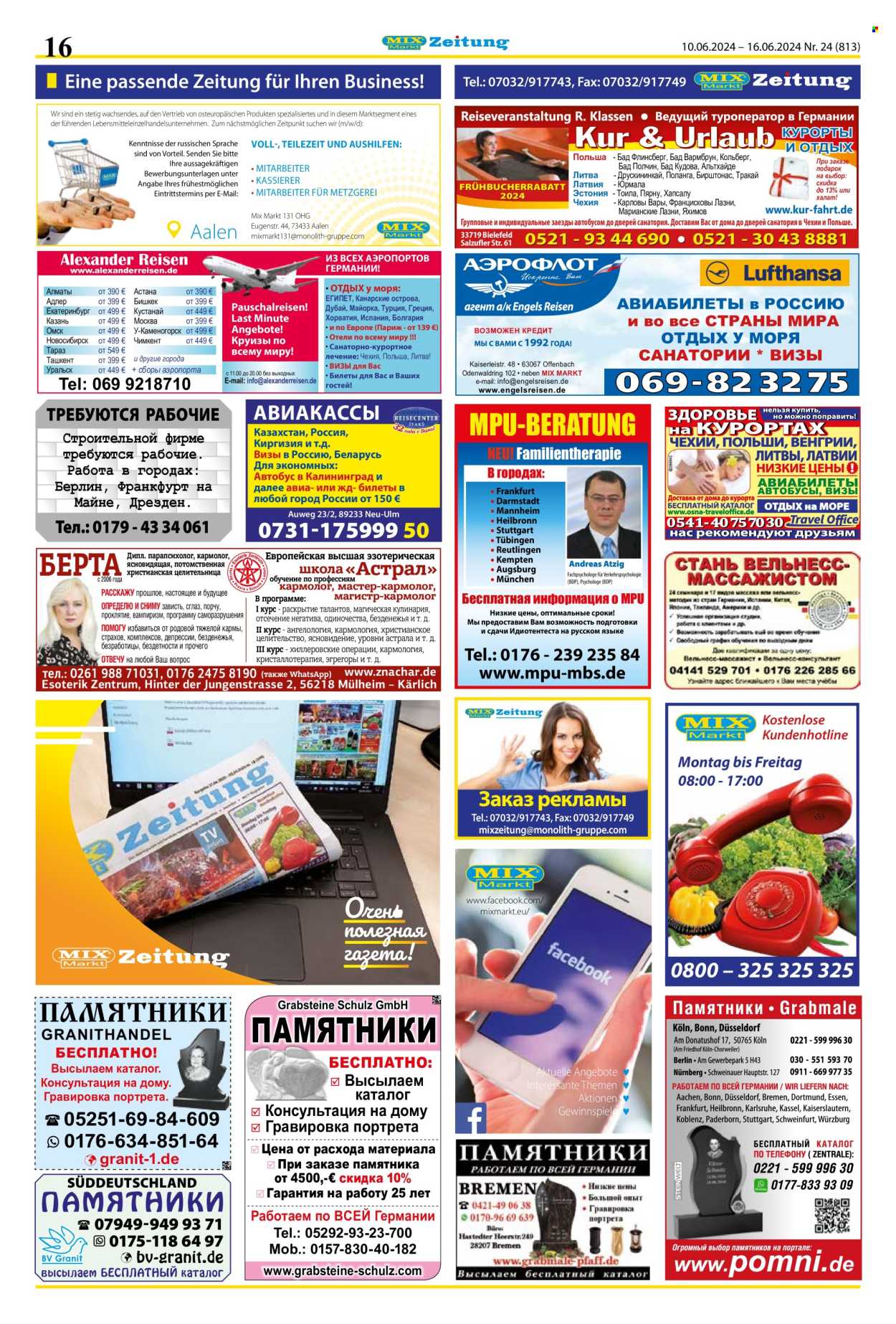 Mix Markt Prospekte  - 10.06.2024 - 16.06.2024. Seite 8