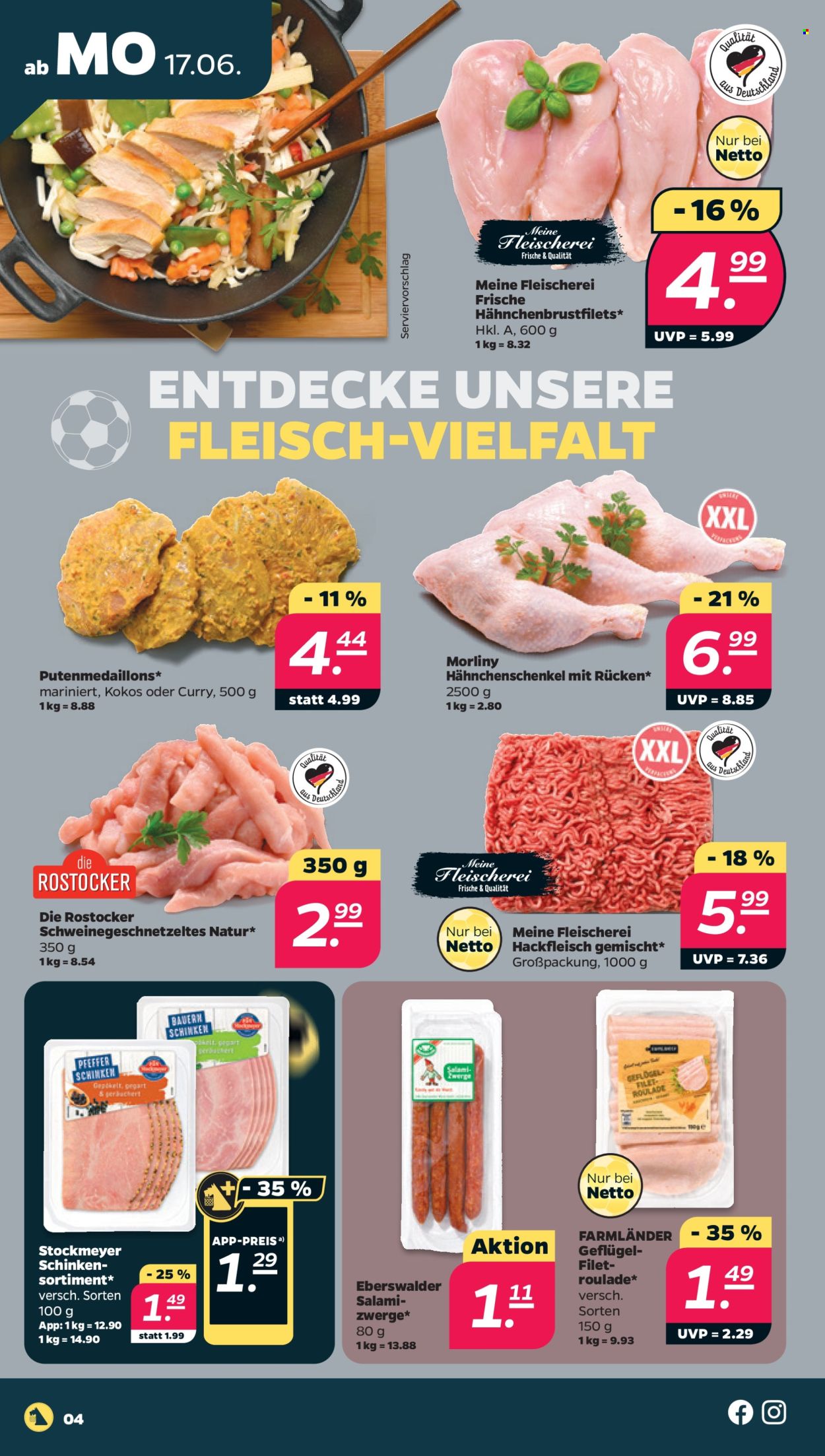 Netto Prospekte  - 17.06.2024 - 22.06.2024. Seite 4