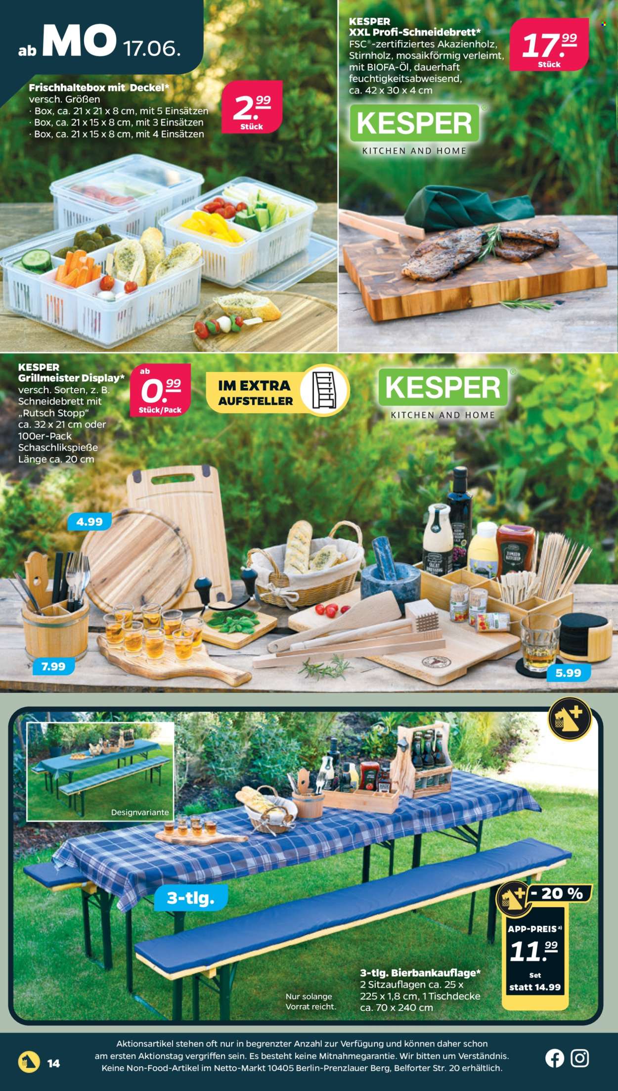 Netto Prospekte  - 17.06.2024 - 22.06.2024. Seite 14
