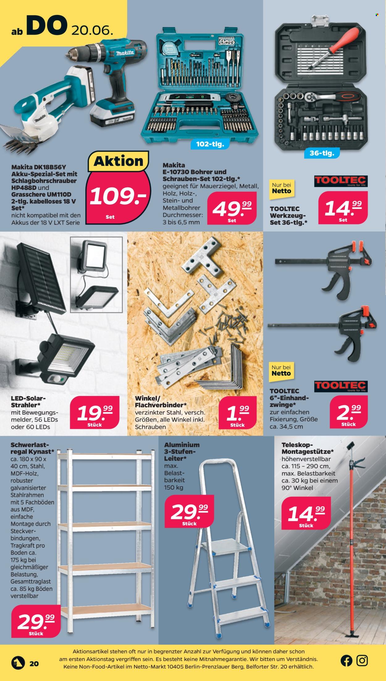 Netto Prospekte  - 17.06.2024 - 22.06.2024. Seite 20