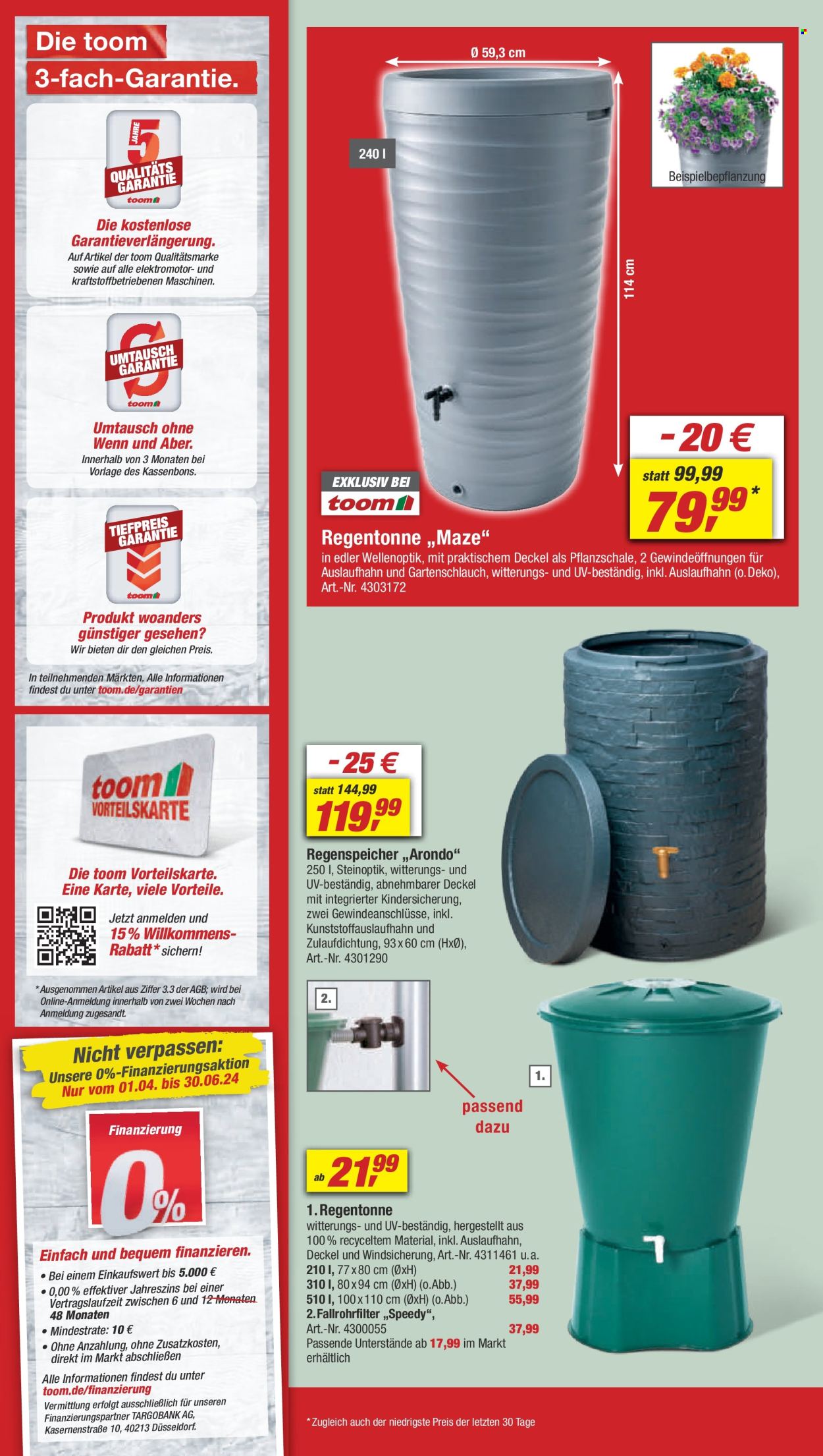 toom Baumarkt Prospekte  - 15.06.2024 - 21.06.2024. Seite 2