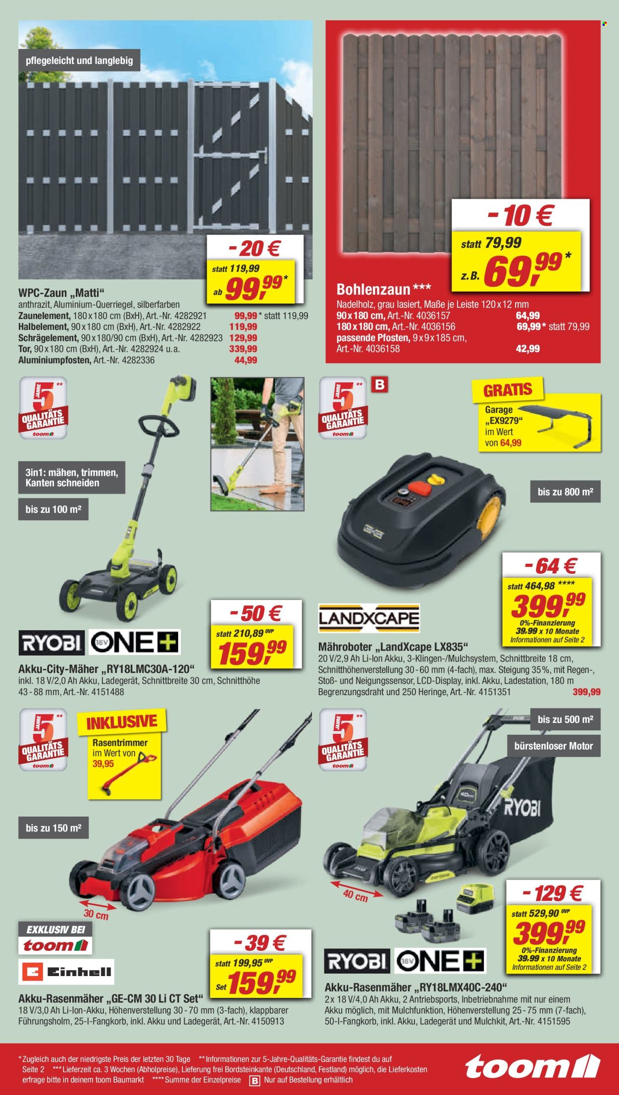 toom Baumarkt Prospekte  - 15.06.2024 - 21.06.2024. Seite 9
