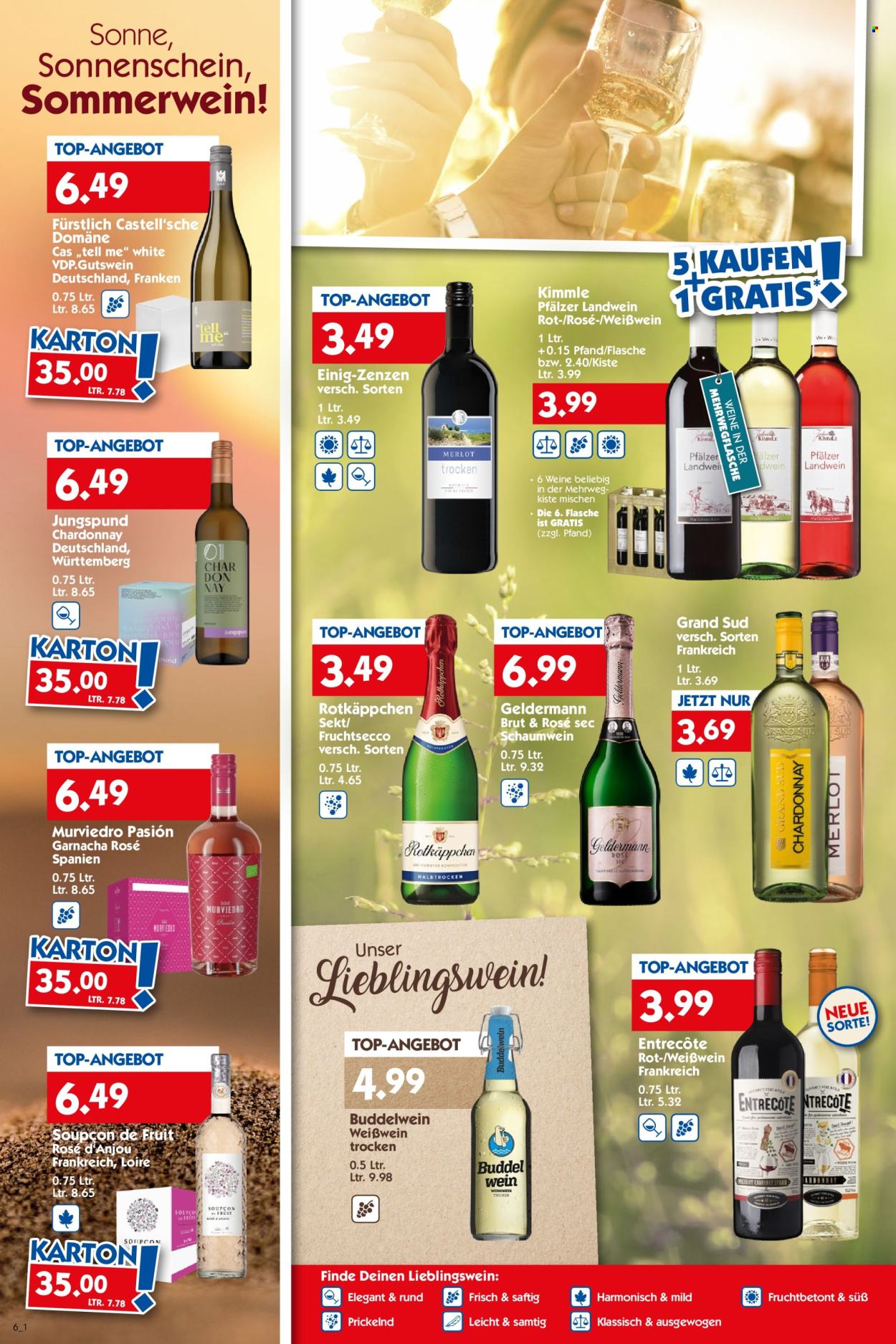 Hol'ab! Getränkemarkt Prospekte  - 10.06.2024 - 15.06.2024. Seite 6