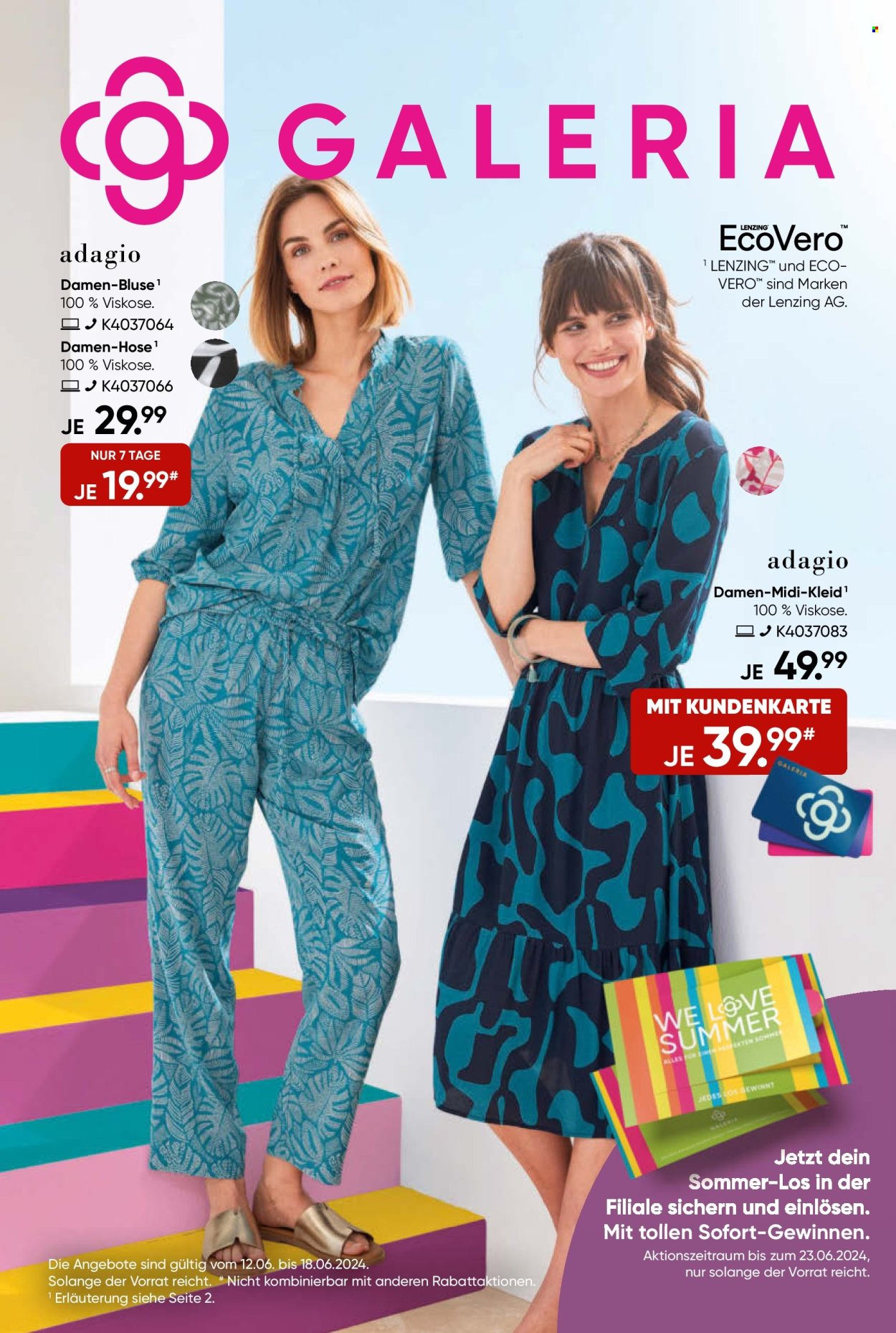 GALERIA Karstadt Kaufhof Prospekte  - 12.06.2024 - 18.06.2024. Seite 1
