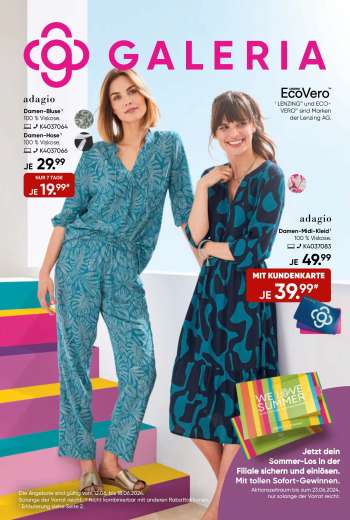 Prospekte GALERIA Karstadt Kaufhof - 12.06.2024 - 18.06.2024.